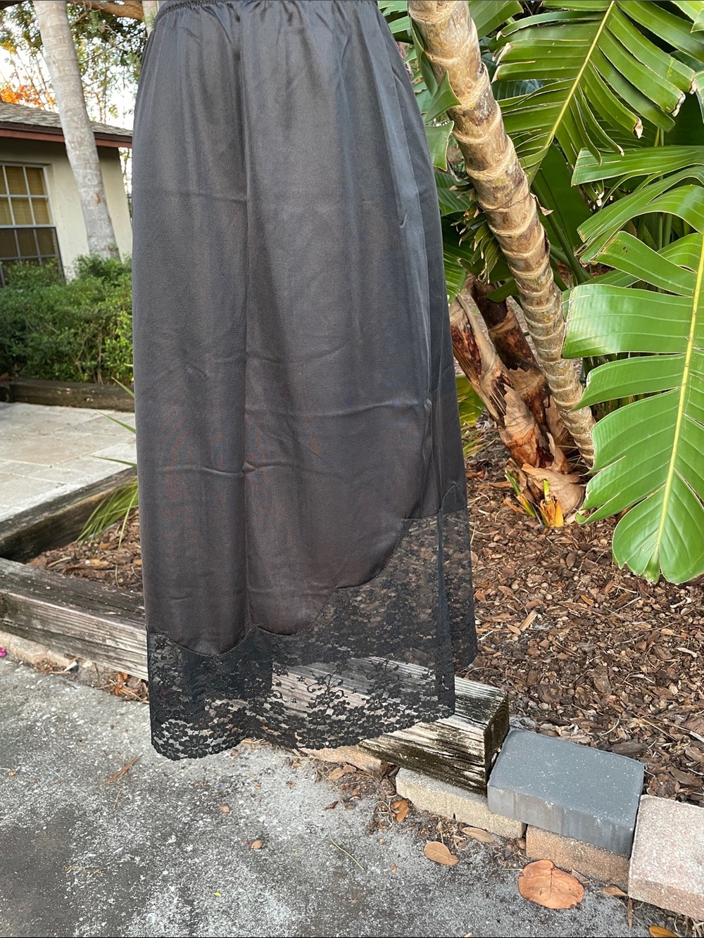 less trim skirt or slip.